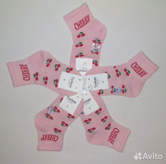 Носки на девочку 2-4, 4-6, 6-8 лет, хлопок