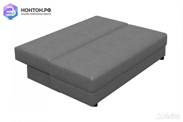 Диван еврокнижка Лира темно-серый