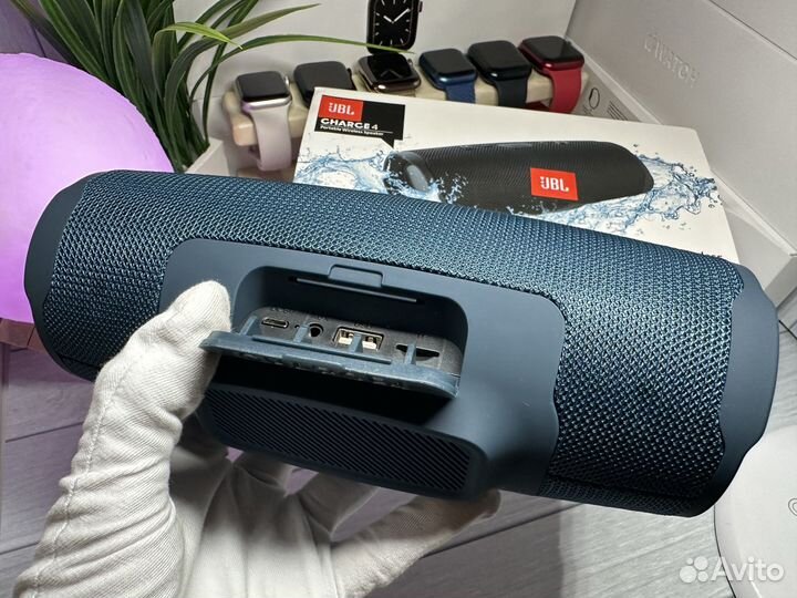 Блютуз колонка JBL Charge 4 синяя