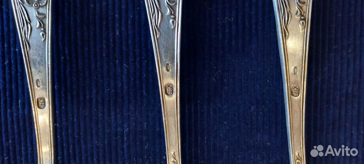 Ложка столовая Серебро 875 проба СССР