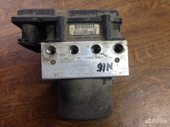 Блок ABS Nissan Almera N16