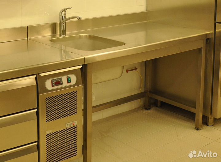 Ванна моечная с рабочей поверхностью вмсс 1