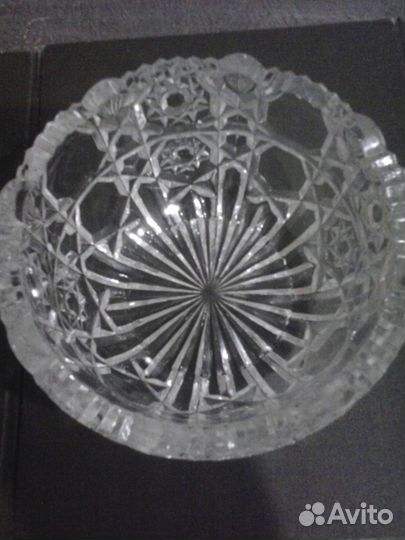 Вазы хрустальные