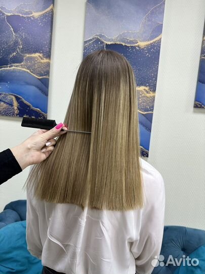 Горячее восстановление волос (кератин)
