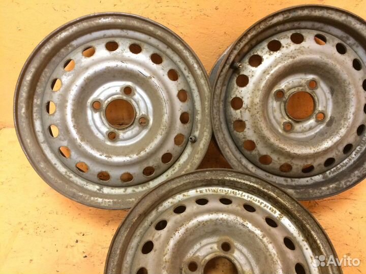3 шт. Диски - диаметр 14 PCD 4х100