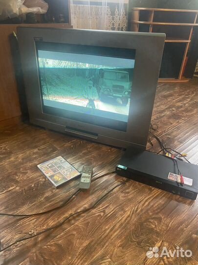 Телевизор бу + dvd