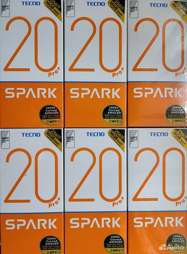 Tecno Spark 20 Pro+, 8/256 ГБ