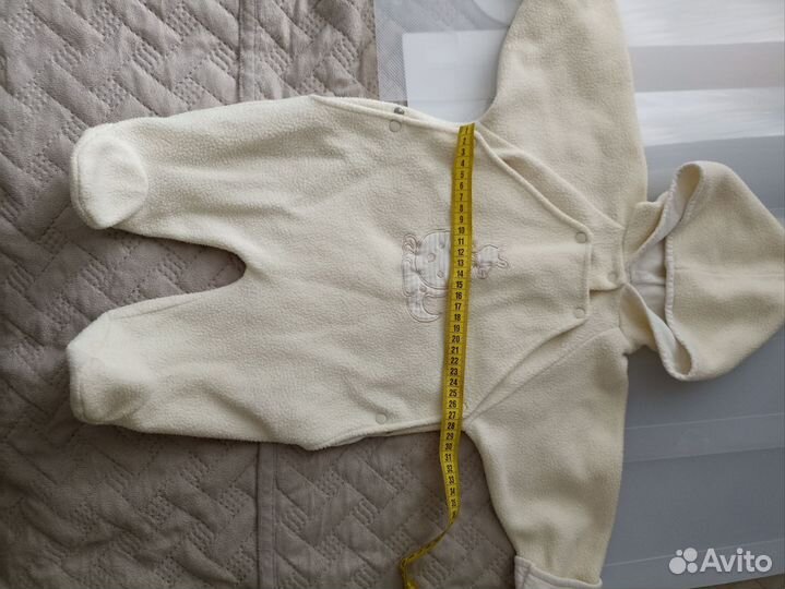 Флисовый комбинезон/поддева,68