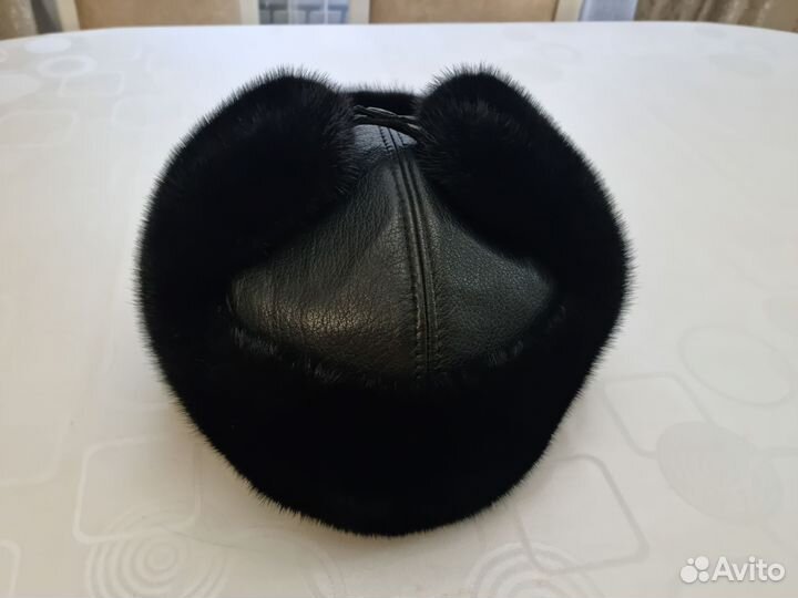 Норковая шапка мужская