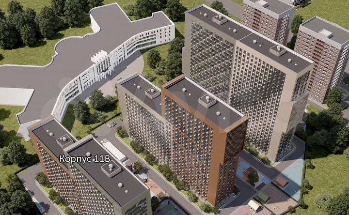 2-к. квартира, 61,9 м², 8/14 эт.