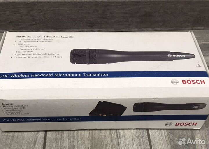 Радиомикрофон с ресивером Bosch