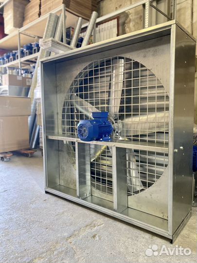 Вентилятор вытяжной разгонный с жалюзи