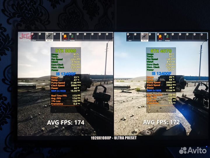 Игровой пк Rtx 3080 i5 12400f монитор 165гц