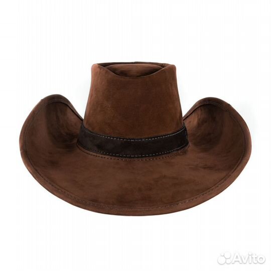 Шляпа ковбойская натуральная кожа ручная работа