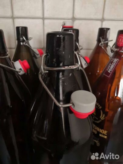 Бутылка с бюгельной пробкой 1л