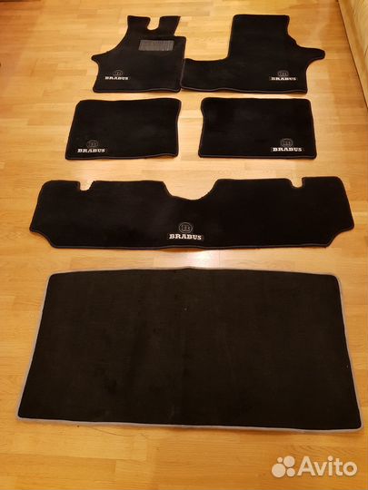 Коврики Brabus оригинал комплект mercedes vito 638