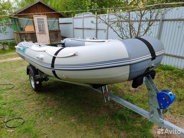 Комплект: лодка, мотор, прицеп