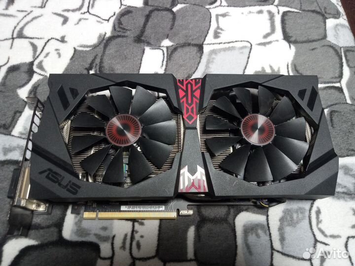 Видеокарта Radeon R9 380 strix OC 4 gb