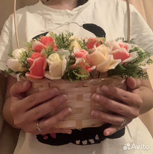 Мыло ручной работы букеты