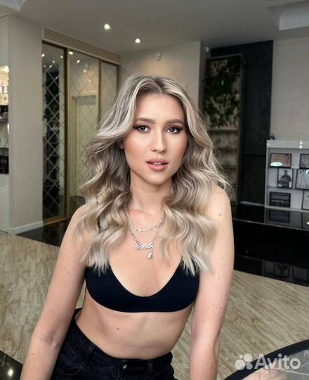 Модель на сложное окрашивание волос