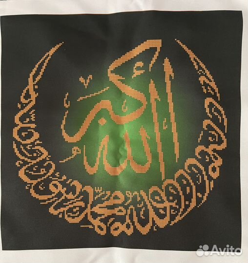 Канва для вышив 36*36 с цветной схемой Шамаиль