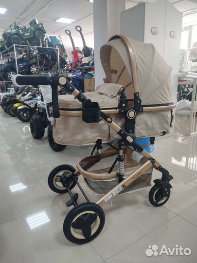Коляска трансформер 2в1 для новорожденных