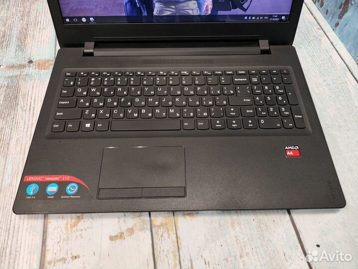 Мощный ноутбук Lenovo AMD-4ядра/500Gb/4Gb/HD