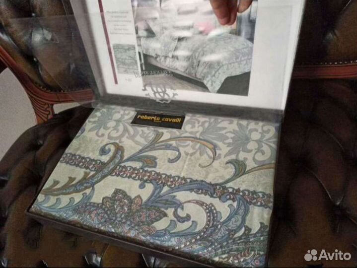 Белье постельное сатин,бренд kenzo,евро