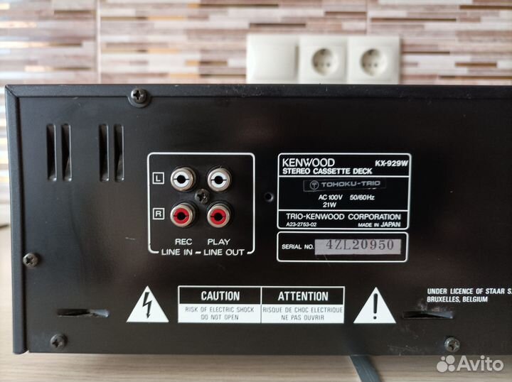 Кассетная дека kenwood kx