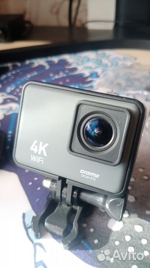 Экшн-камера Digma Dicam 810 Огромный комплект