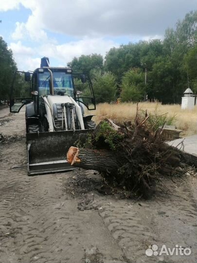 Услуги экскаватора погрузчика, гидромолот