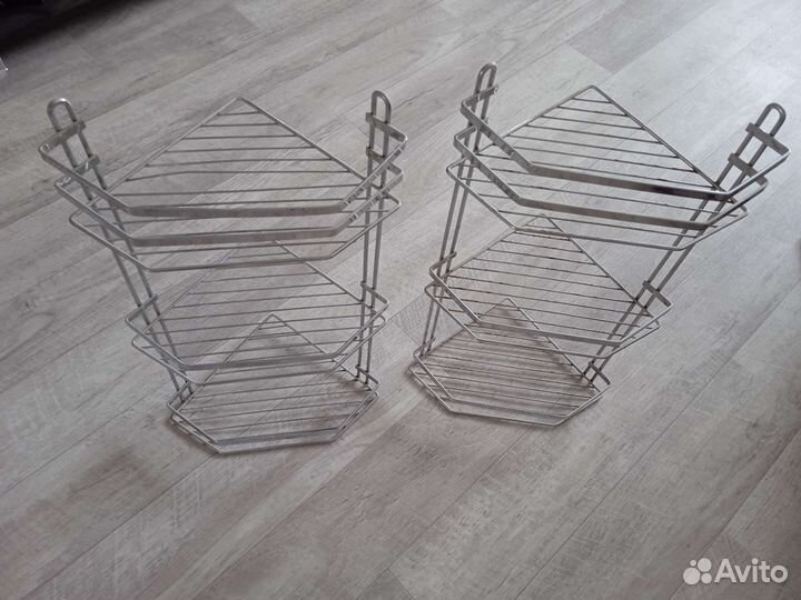 Полка навесная угловая