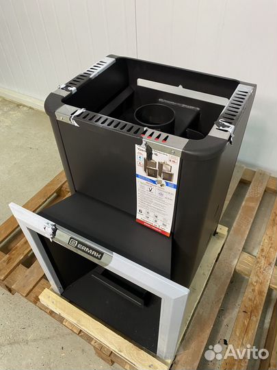 Печь для бани газо-дровяная Уралочка 16 Ермак