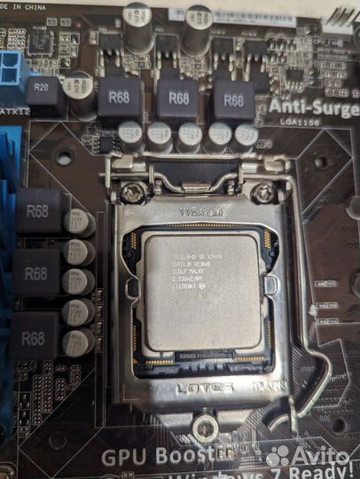 Комплект xeon x3440 + P7-H55m + 16gb озу