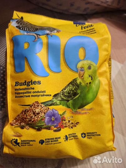 Корм рио для волнистых попугаев