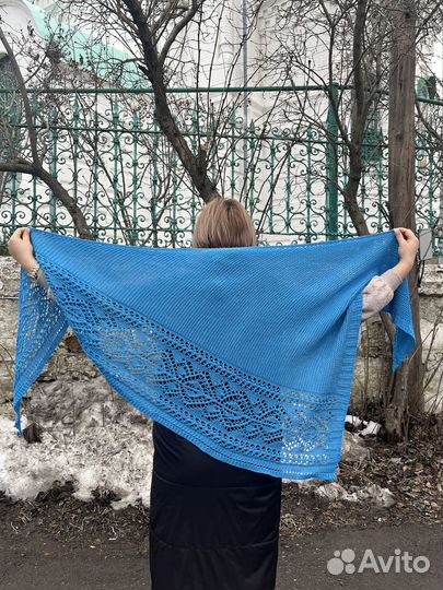 Шаль ручной работы