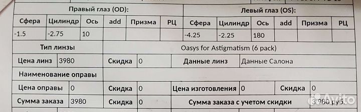 Линзы контактные acuvue oasys двухнедельные