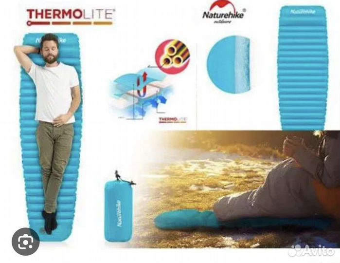 Коврик утеплённый naturehike