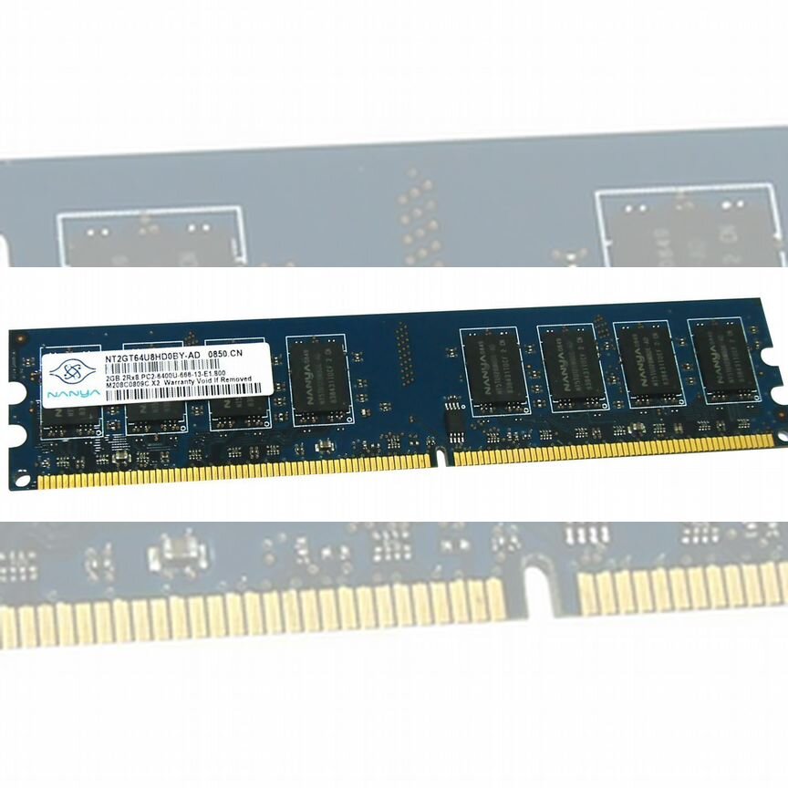 [NT2GT64U8HD0BY-AD] Оперативная Память Nanya 2gb Nt2gt64u8hd0by-Ad