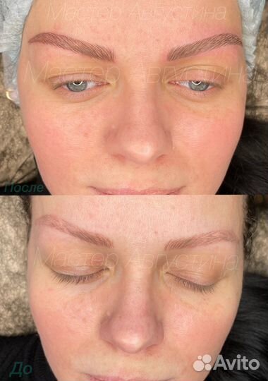 Пм.бровей,Микроблейдинг,Татуаж,Нано Пудра