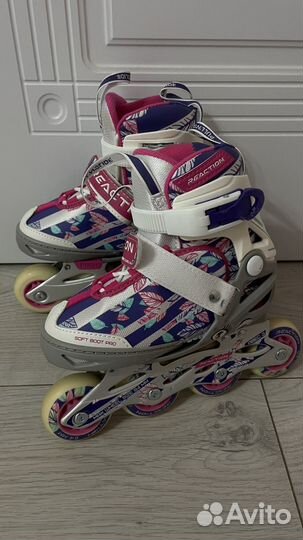 Роликовые коньки детские раздвижные