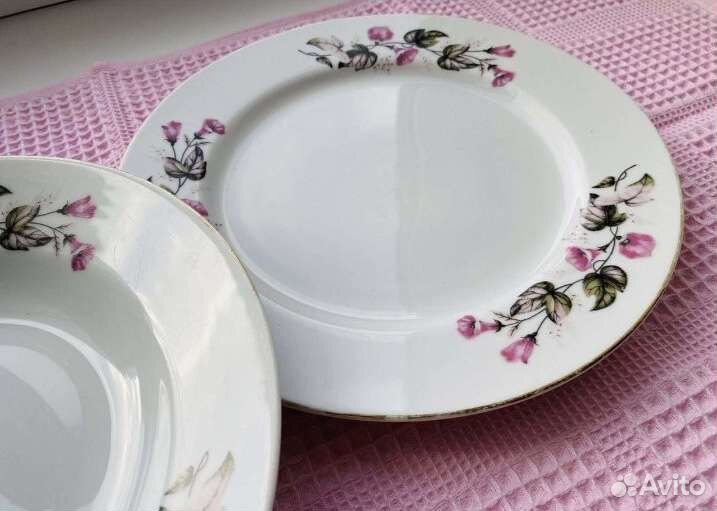 Тарелки разные и прочая посуда