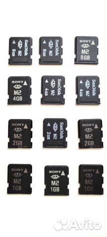 Карты памяти Memory Stick M2