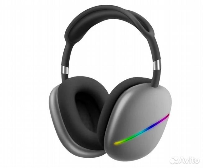 Наушники беспроводные с радио AKZ Max10 RGB