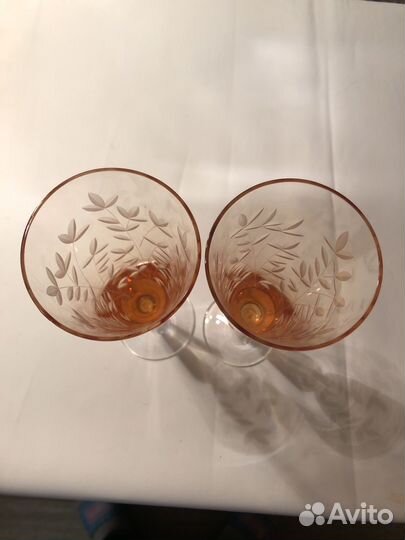 Хрустальный фужер Весна СССР