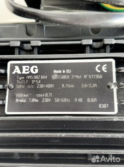 AEG AMS 80z-ba4 электромотор с тормозом