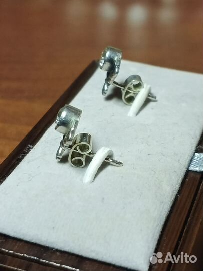 Серьги, серебро СССР 916 пр