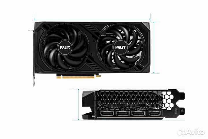 Видеокарта Palit RTX 4060 Ti Dual 8GB