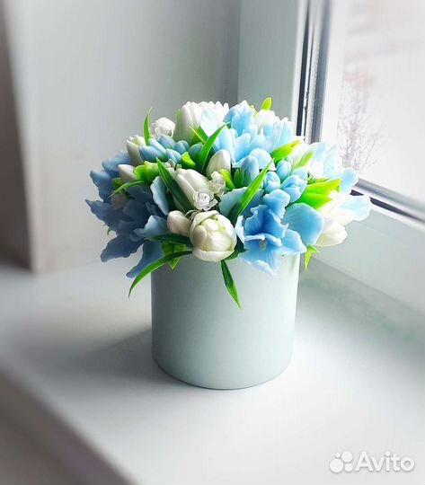 Букет цветов из мыла