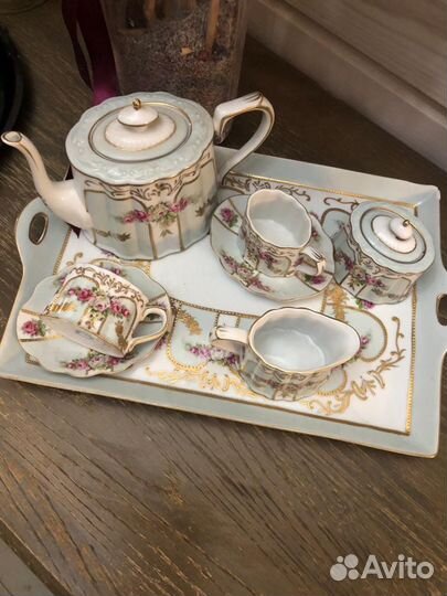 Сервиз шоколадно- кофейный MeanderBV